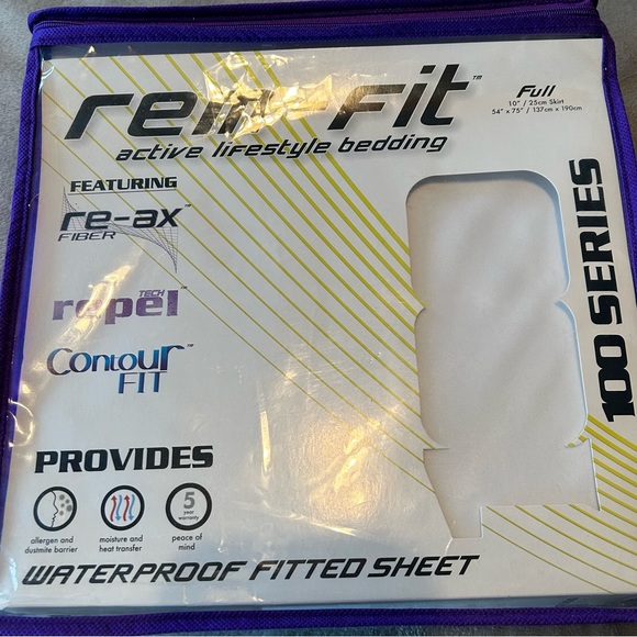 Mattress Protector-Waterproof for Full size bed.Still in packaging -never used. - Picture 2 of 7